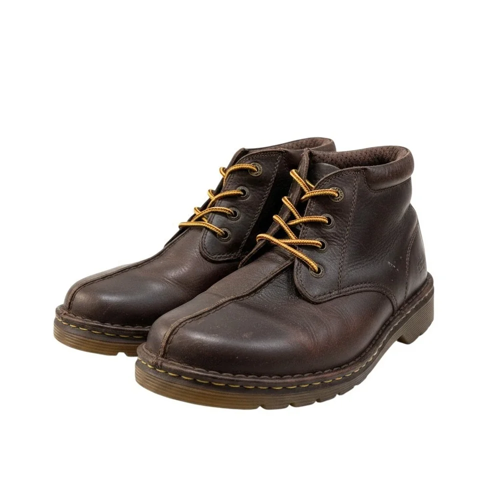 Dr. Martens 12658 Mens 12 Brown Leather Chukka Boot Rugged Workwear Heritage Y2K